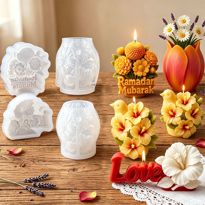 Forma silikonowa 3D na świece  – Florist Supply Vases recenzja i cena